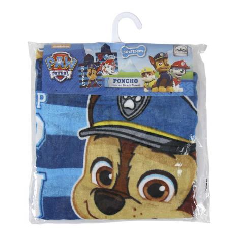 Paw Patrol Hooded Bath Beach Towel Poncho Extra Image 2